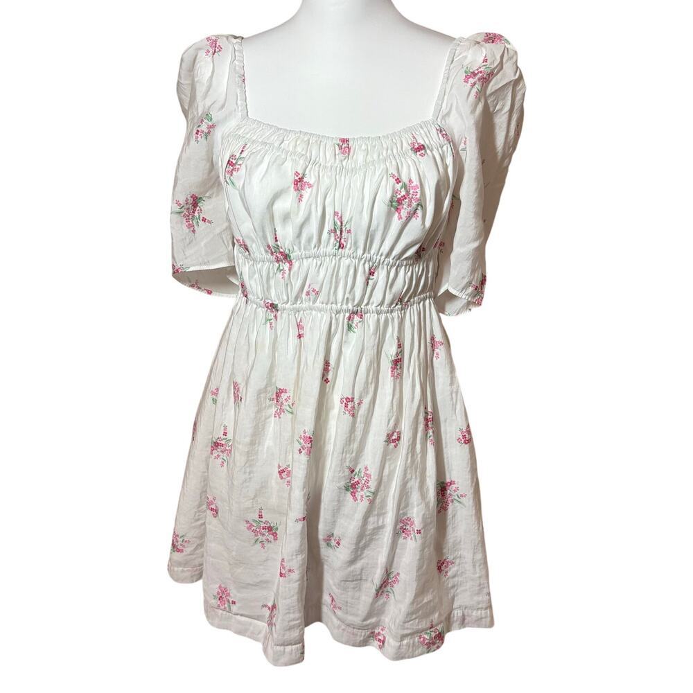 H&M Cottagecore Floral Milkmaid Dress M 🌸​ - Picture 4 of 12